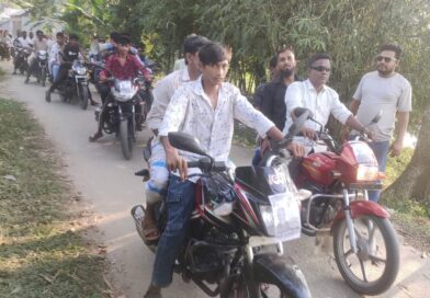 কুলিয়ায় চেয়ারম্যান প্রার্থী সুরুজ্জামান সুরুজের মোটরসাইকেল শোডাউন, গণসংযোগ ও লিফলেট বিতরণ মানুষের পাশে থাকার অঙ্গীকার